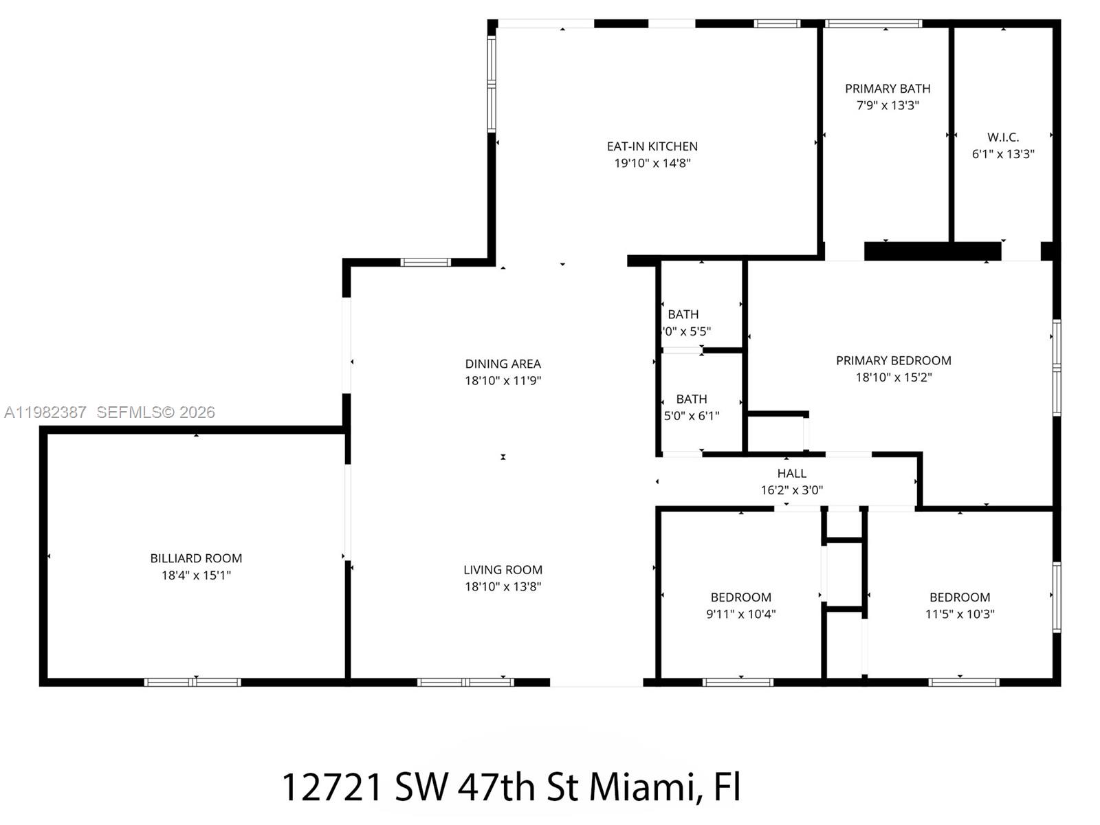 12721 SW 47th St Miami, FL 33175