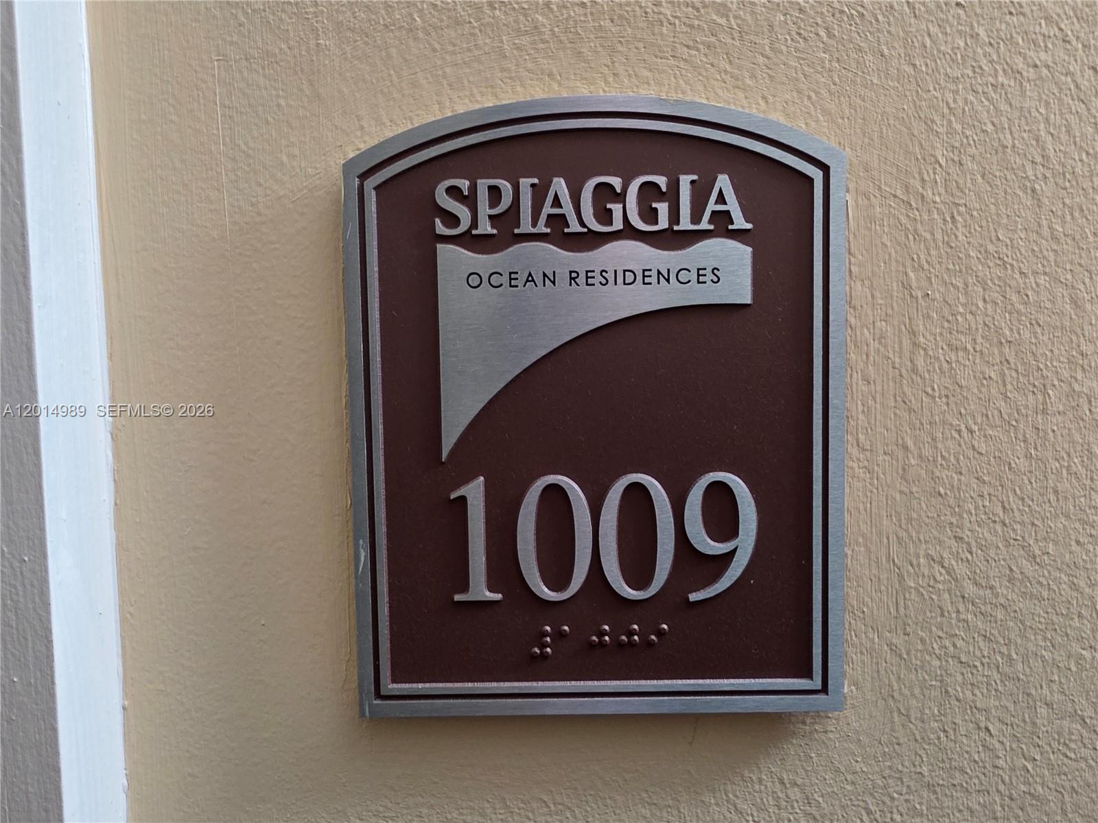 9499 Collins Ave #1009 Surfside, FL 33154