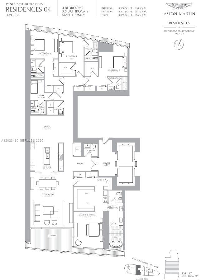 300 Biscayne Blvd Way #1704 Miami, FL 33131