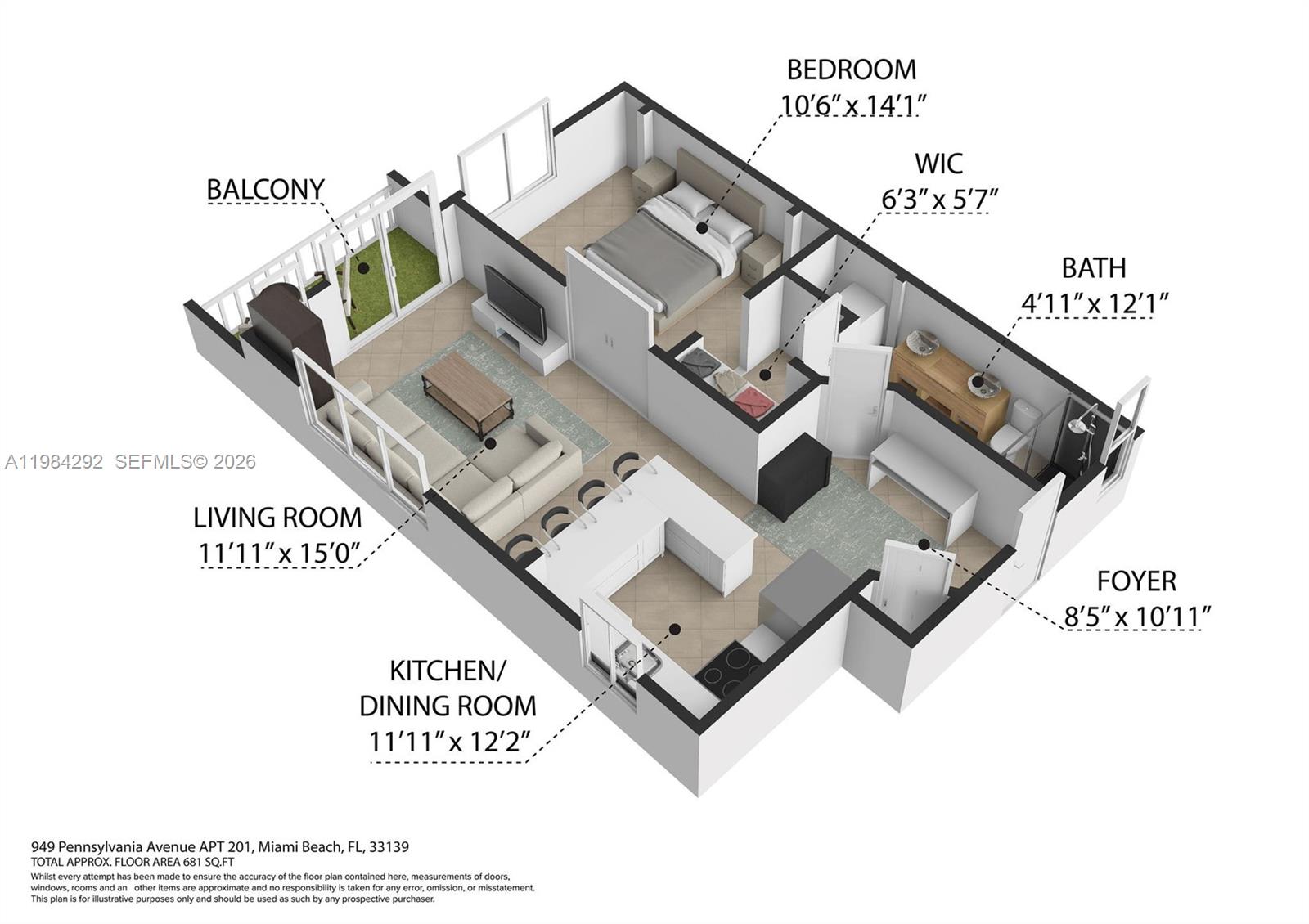 949 Pennsylvania Ave #201 Miami Beach, FL 33139