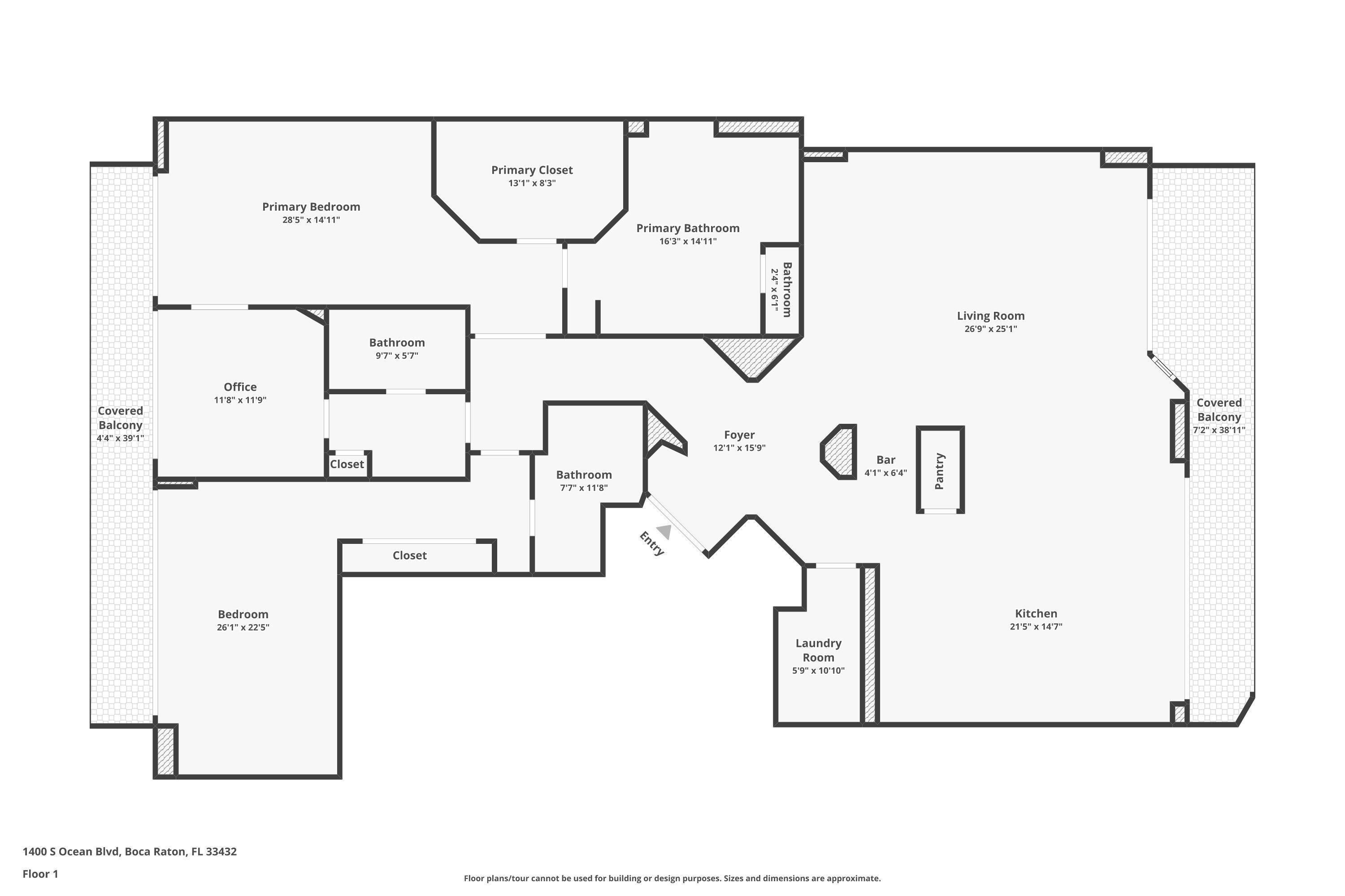 1400 S Ocean #605 Boca Raton, FL 33432