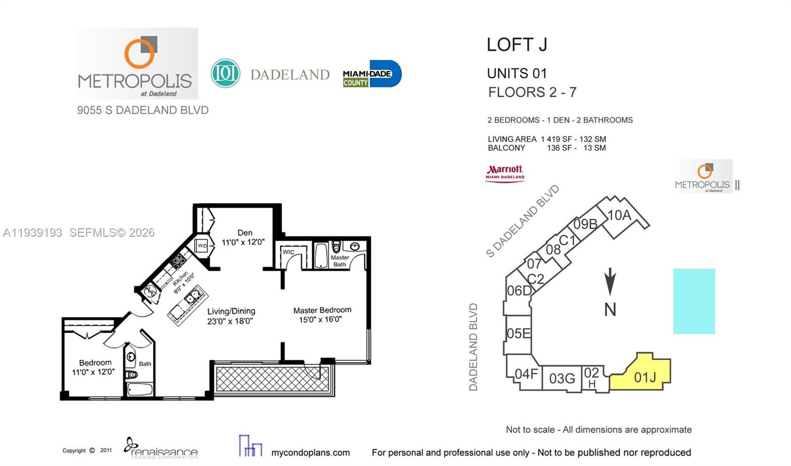 9055 SW 73rd Ct #701 Miami, FL 33156