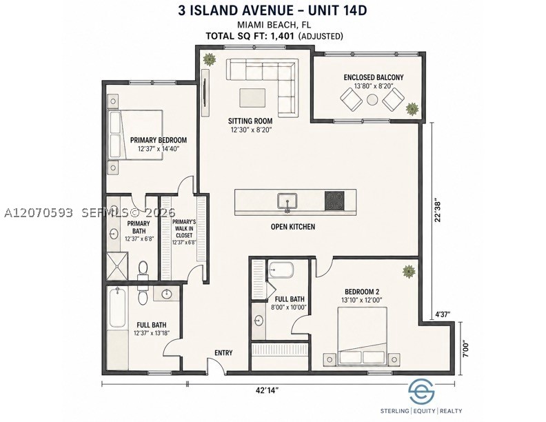 3 Island Ave #14D Miami Beach, FL 33139