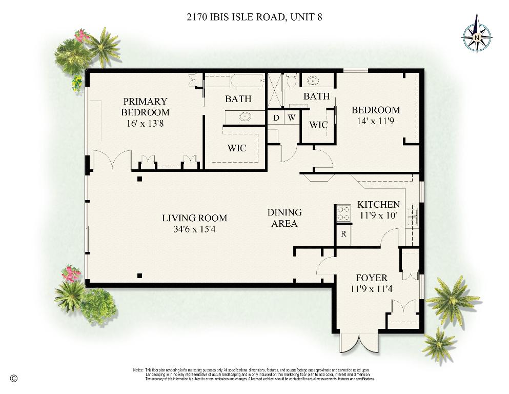 2170 Ibis Isle #8 Palm Beach, FL 33480