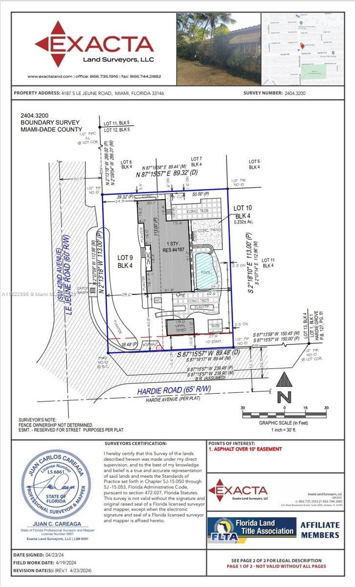 4187 S Le Jeune Rd,Miami, FL 33133