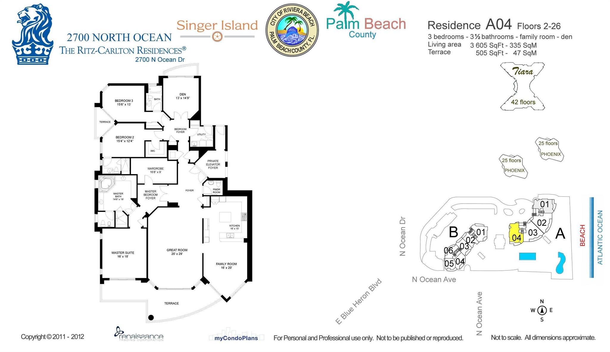 2700 N Ocean Dr #1604a Singer Island, FL 33404