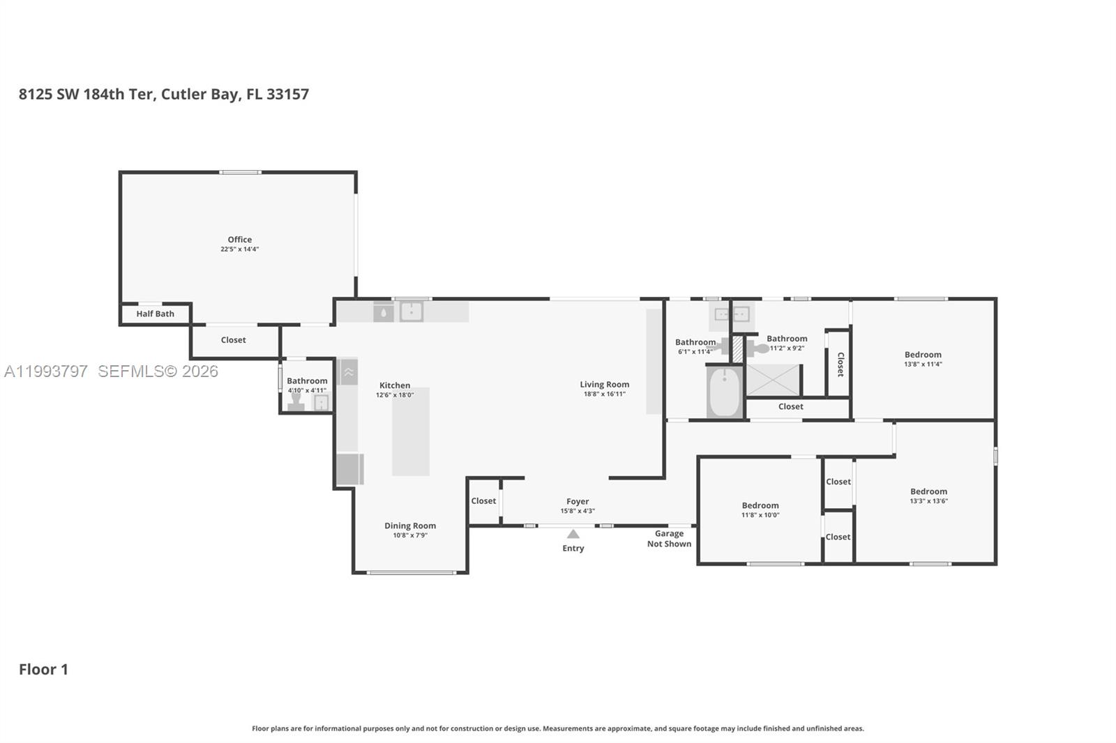 8125 SW 184th Ter Cutler Bay, FL 33157