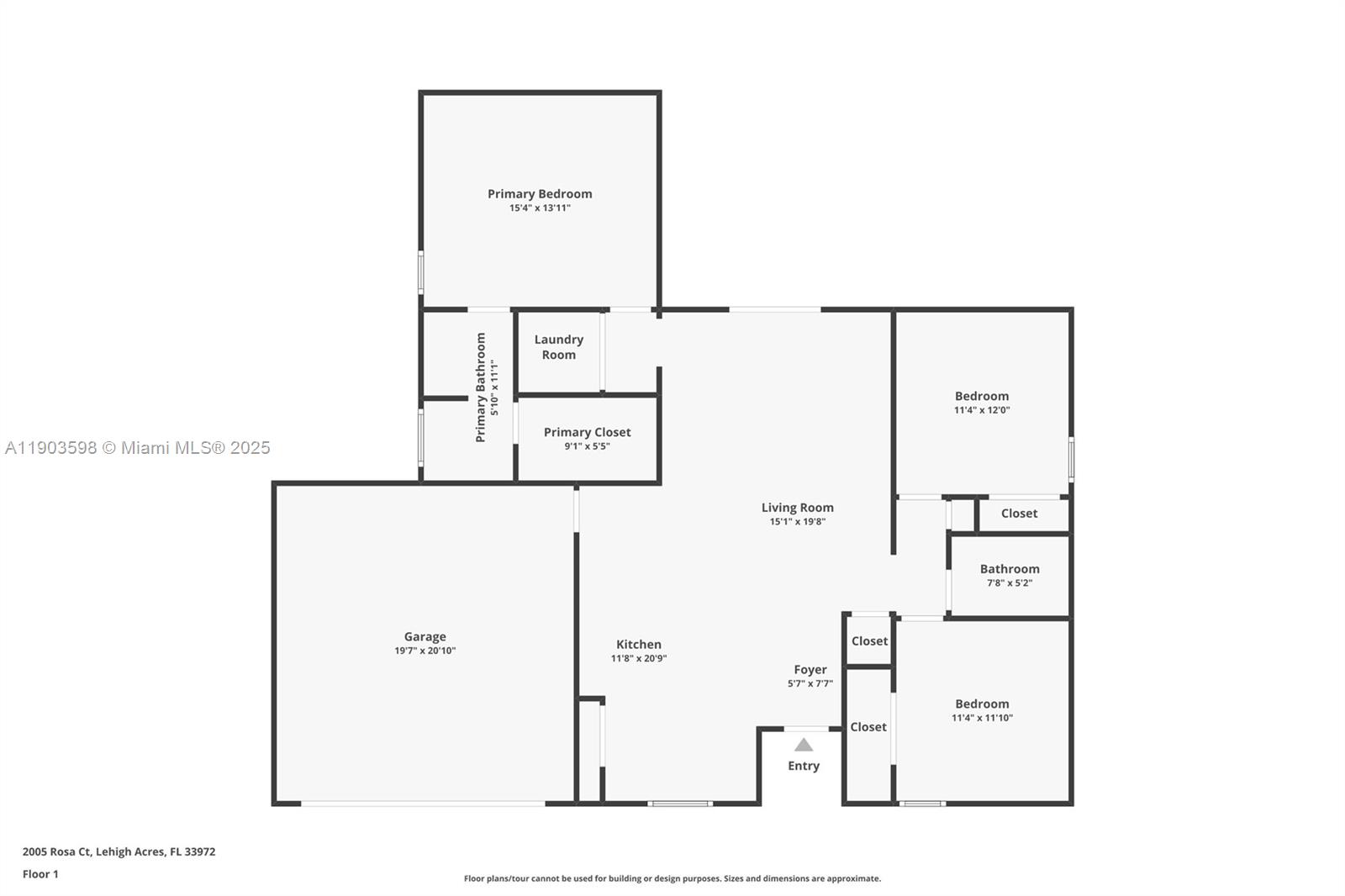 2005 Rosa Ct Lehigh Acres, FL 33972