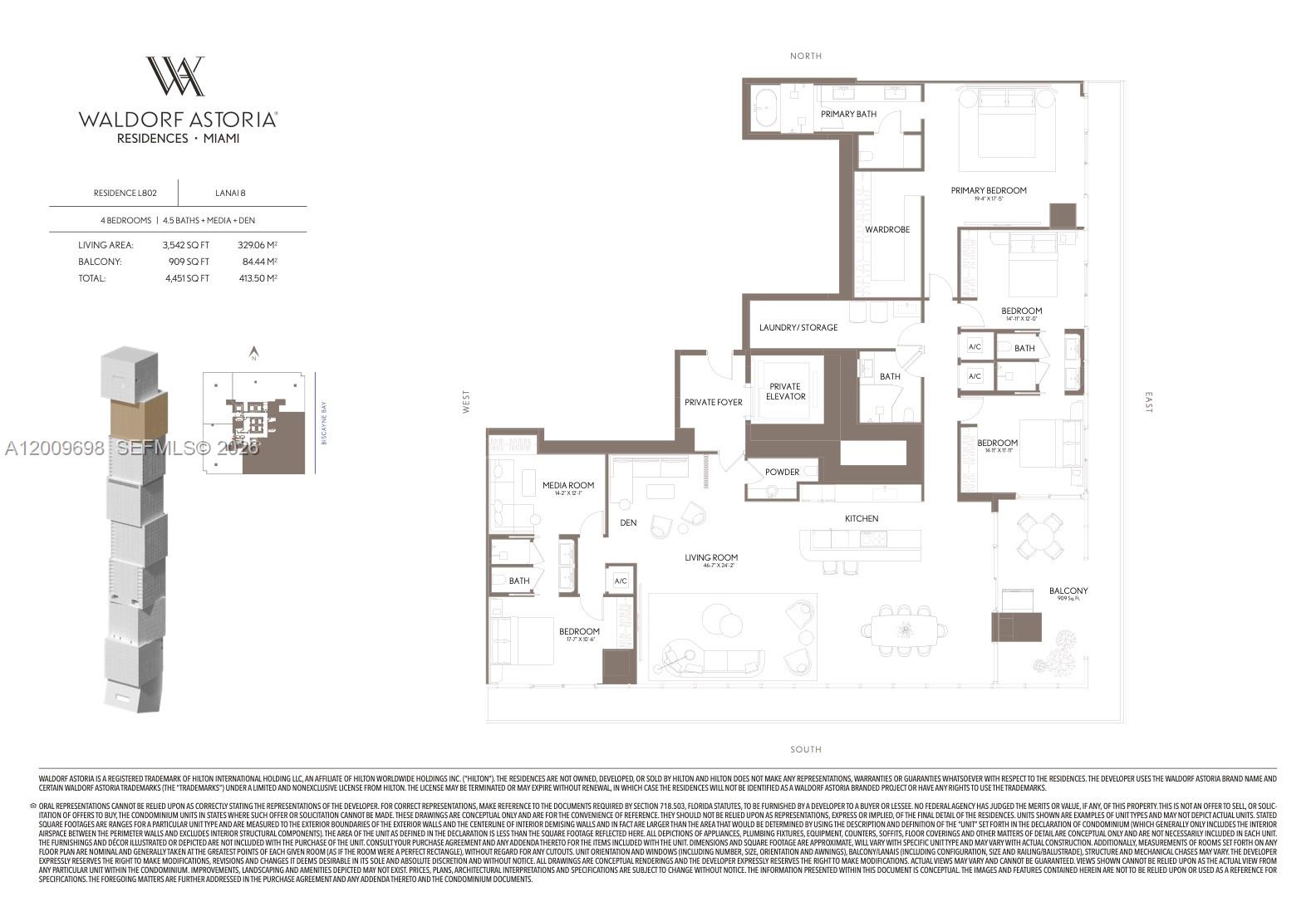 300 N Biscayne Blvd #8402 Miami, FL 33132