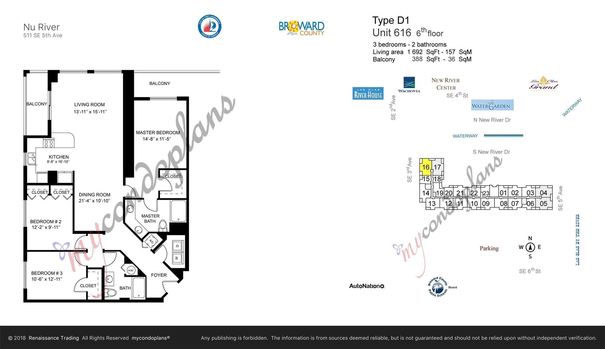 511 SE 5th #616 Fort Lauderdale, FL 33301